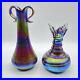 Two-Art-Glass-Vases-Signed-By-Artist-Purple-Gold-Luster-Czech-01-qici