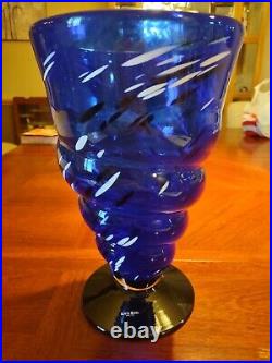 Vase Kosta Boda Art Glass 11T Signed By Ann Wahlstrom 49135 Sweden