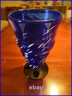 Vase Kosta Boda Art Glass 11T Signed By Ann Wahlstrom 49135 Sweden