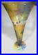 Vase-Murano-Italy-Hand-Blown-Painted-Floral-Grapes-Wine-Signed-Art-19-Tall-01-xfrw