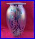 Vintage-1991-Eickholt-Peacock-Iridescent-Art-Glass-Vase-Signed-9-01-xjsx