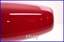 Vintage Deep Ruby Red Signed Donald Carlson Studio Art Glass Vase 5.25 tall