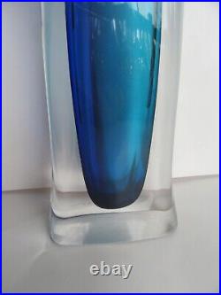 Vintage Jesse Reece Art Glass Vase, Signed JR (11 1/4)
