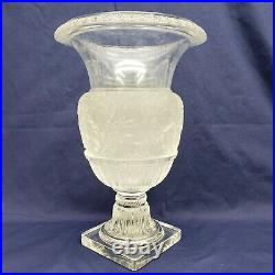 Vintage Lalique Crystal Versailles Large Vase Glass Urn 14 T France (LAST ONE)