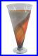Vintage-Signed-Kosta-Boda-Conical-Footed-Vase-Orange-Speckled-Swirl-Art-Glass-01-ajuh