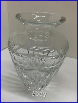 Vintage Waterford Ireland Crystal Glass Vase 8.25 SIGNED