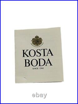 Vtg Kosta Boda Vase Centilop Art Glass Bertil Vallien Signed Numbered 48816 RARE