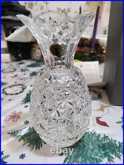 Waterford Crystal Pineapple Hospitality Vase 8 109758 New With Box & Paper