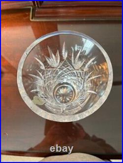 Waterford Crystal Signed Tommy Dunn 1993 8.5 Footed Vase With Original Box