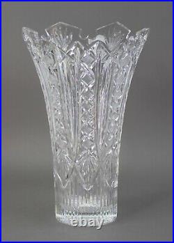Waterford Cut Crystal Fred Curtis Signed Master Cutters Maritana Large Vase 14