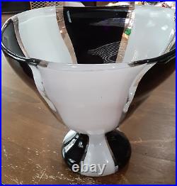 Zanetti hand Blown Glass Vase (Signed)