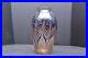 Zellique-Art-Glass-Vase-Pulled-Feather-Iridescent-w-Clear-Vintage-Signed-6-5-01-nhc